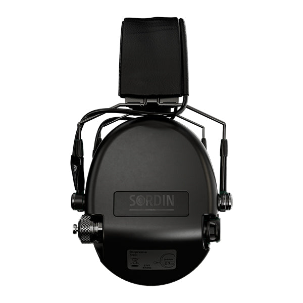 Gehörschutz SUPREME MIL AUX, slim headband, black