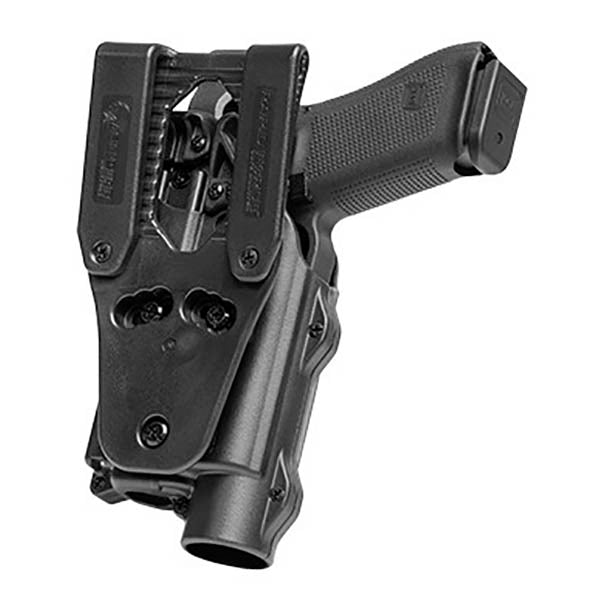 Level III Holster, RAPID FORCE Glock 17/19/22/23/19X/45 (covered Optik, waffenlampentauglich)