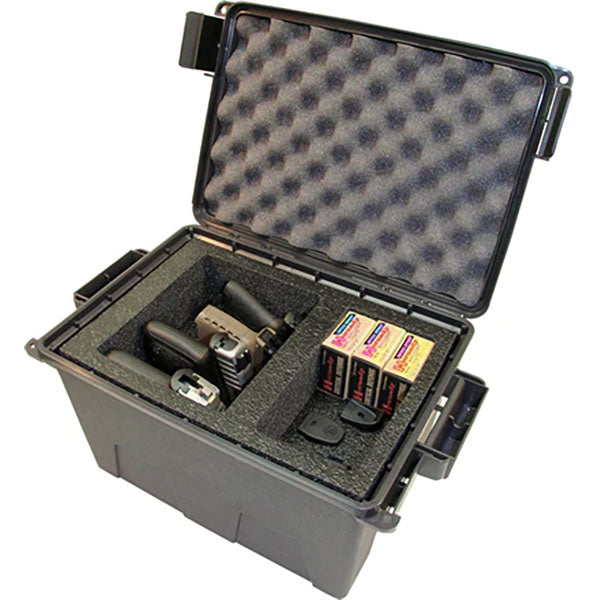 Tactical Pistol Handgun Case 4 Guns, black