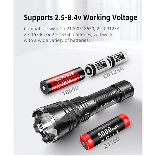 LED Taschenlampe XT12GT PRO, 1'600 Lumen (inkl. Akku)