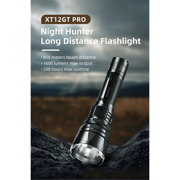 LED Taschenlampe XT12GT PRO, 1'600 Lumen (inkl. Akku)