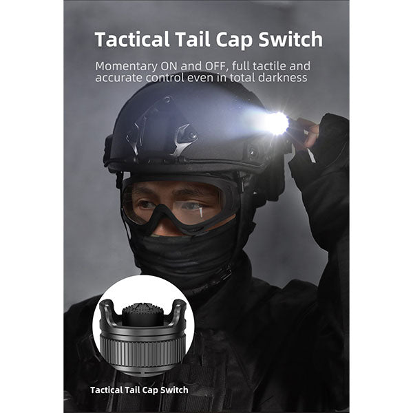 Taktische LED Helmlampe XT1C PRO, 1'000 Lumen (inkl. Akku)