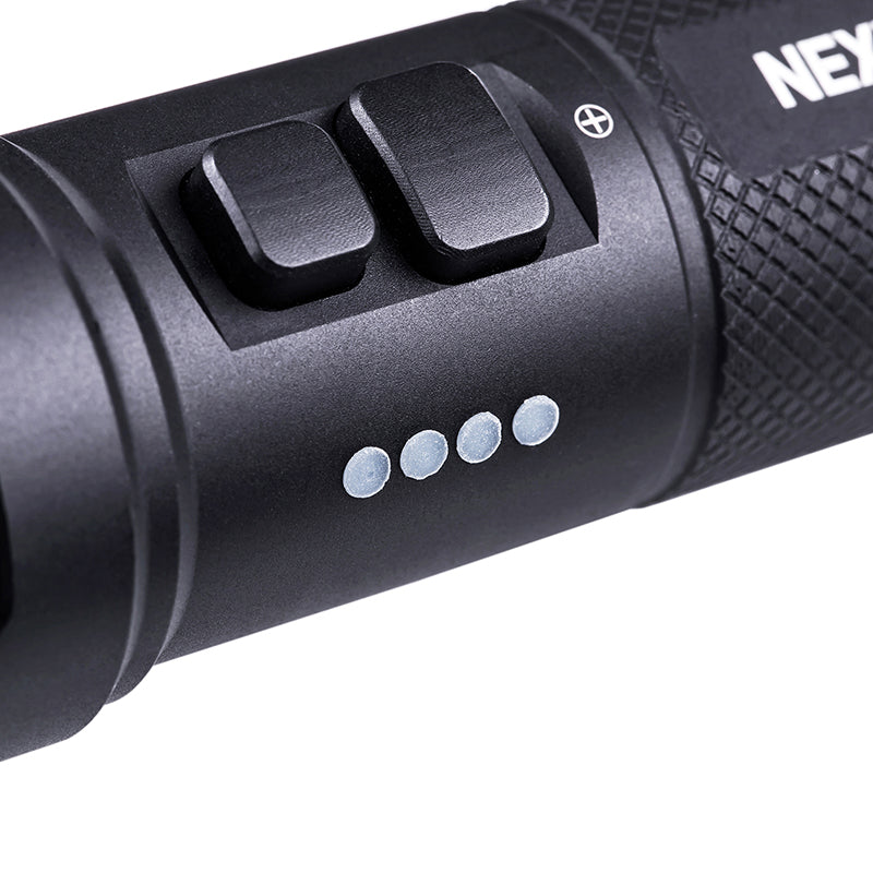 P86 1600lm Flashlight with 120db Electronic Whistle