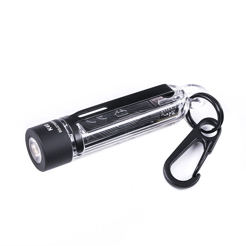 K40 Multi-light Source Keychain Flashlight