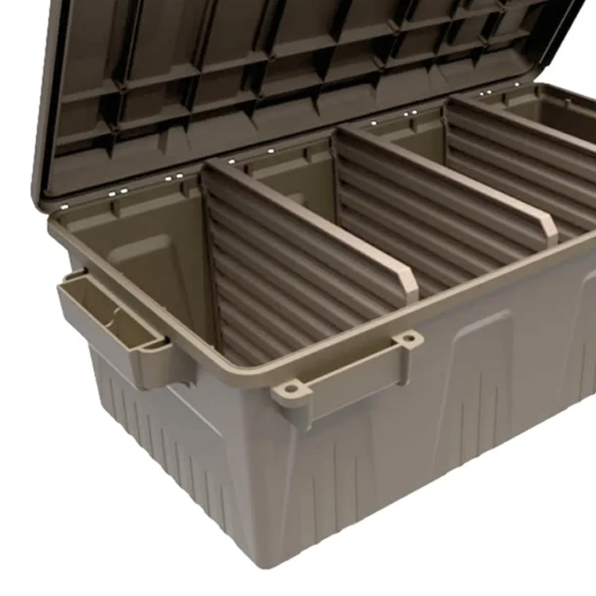 Ammo Crate Divided Utility Box, Dark Earth