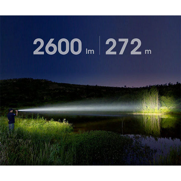 Taktische LED-Taschenlampe TA41, 2'600 Lumen (inkl. Akku)