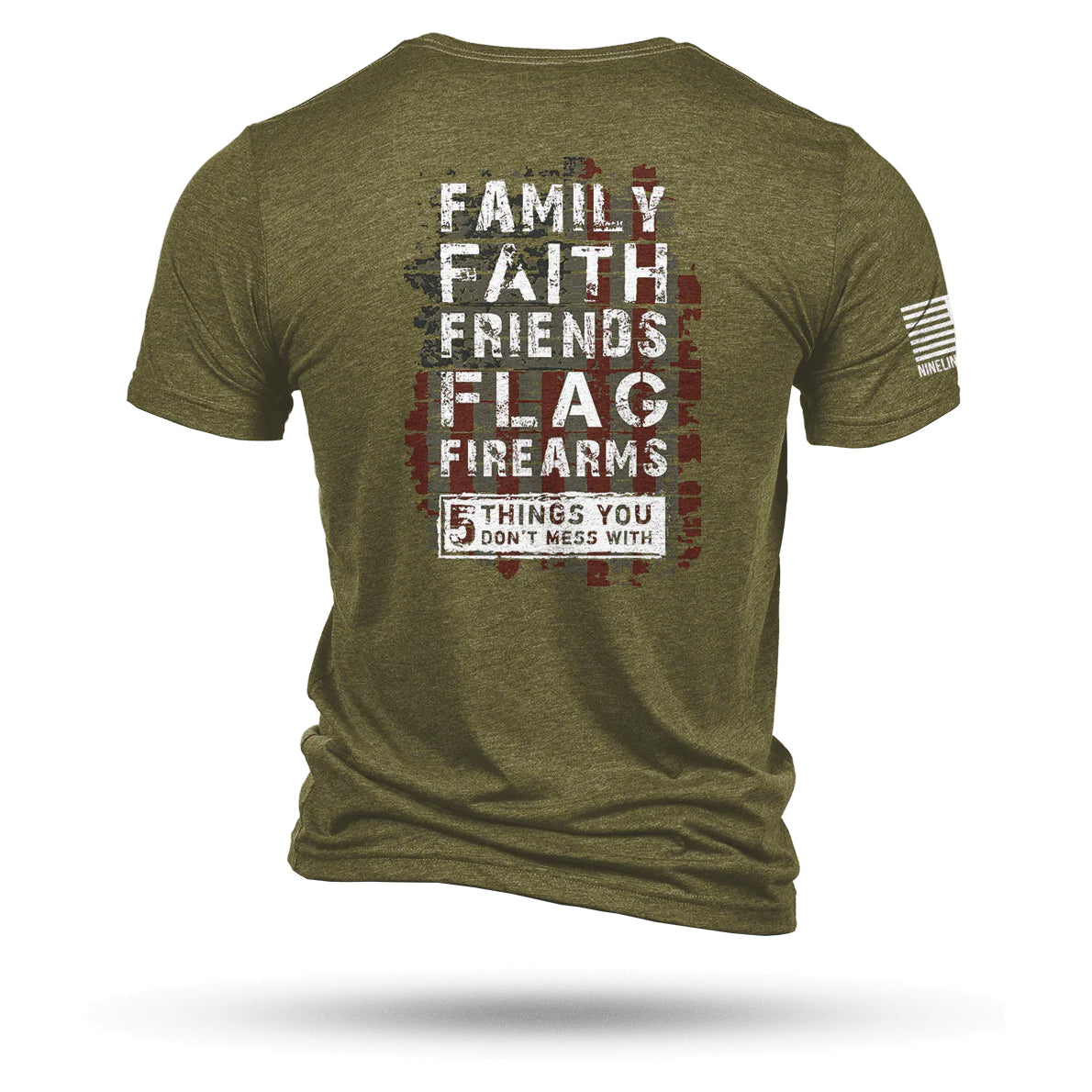 T-Shirt 5 THINGS, olive