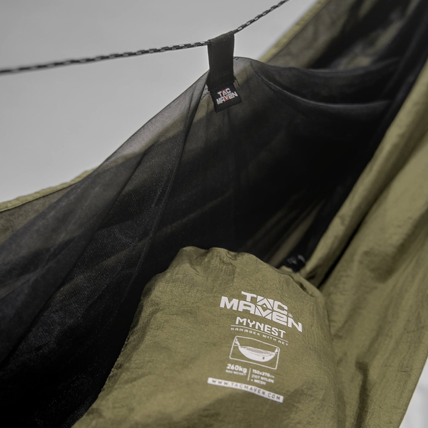 Hängematte MYNEST mit Moskitonetz, black
