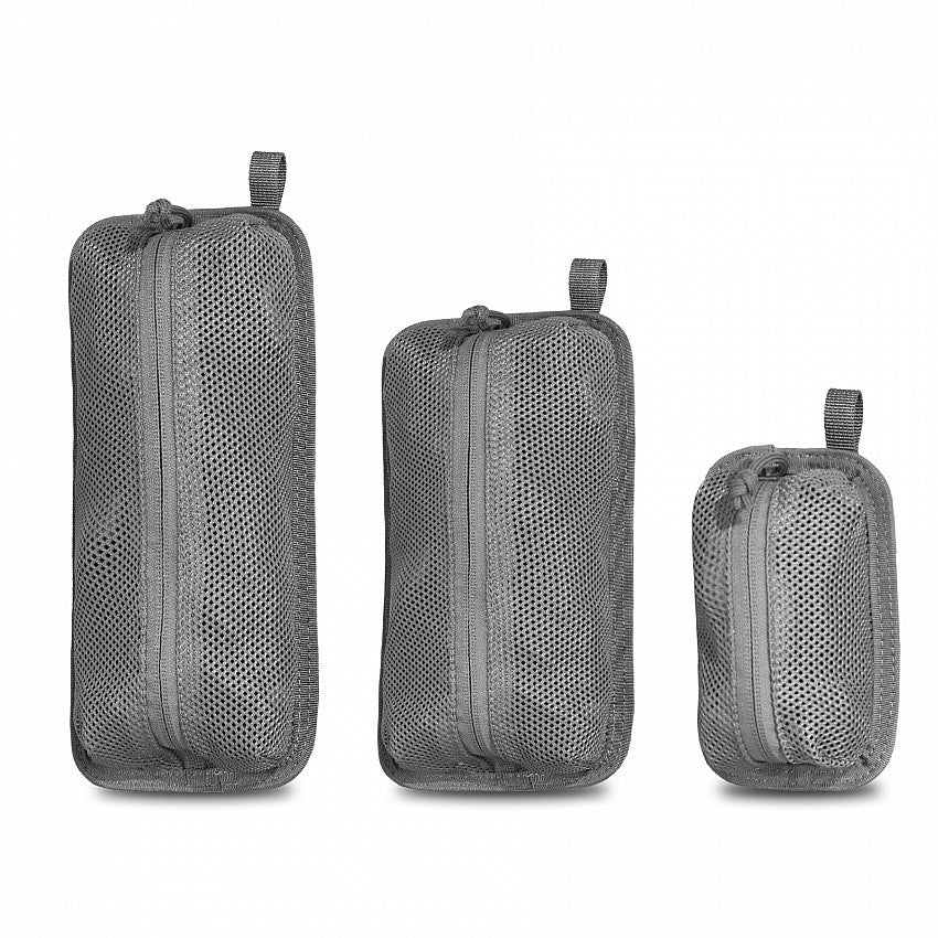 Trinity Mesh Triple Pouch, grey