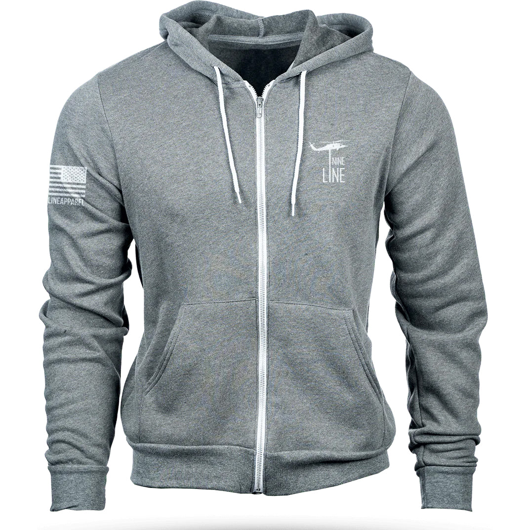 DROPLINE LOGO - FULL-ZIP HOODIE