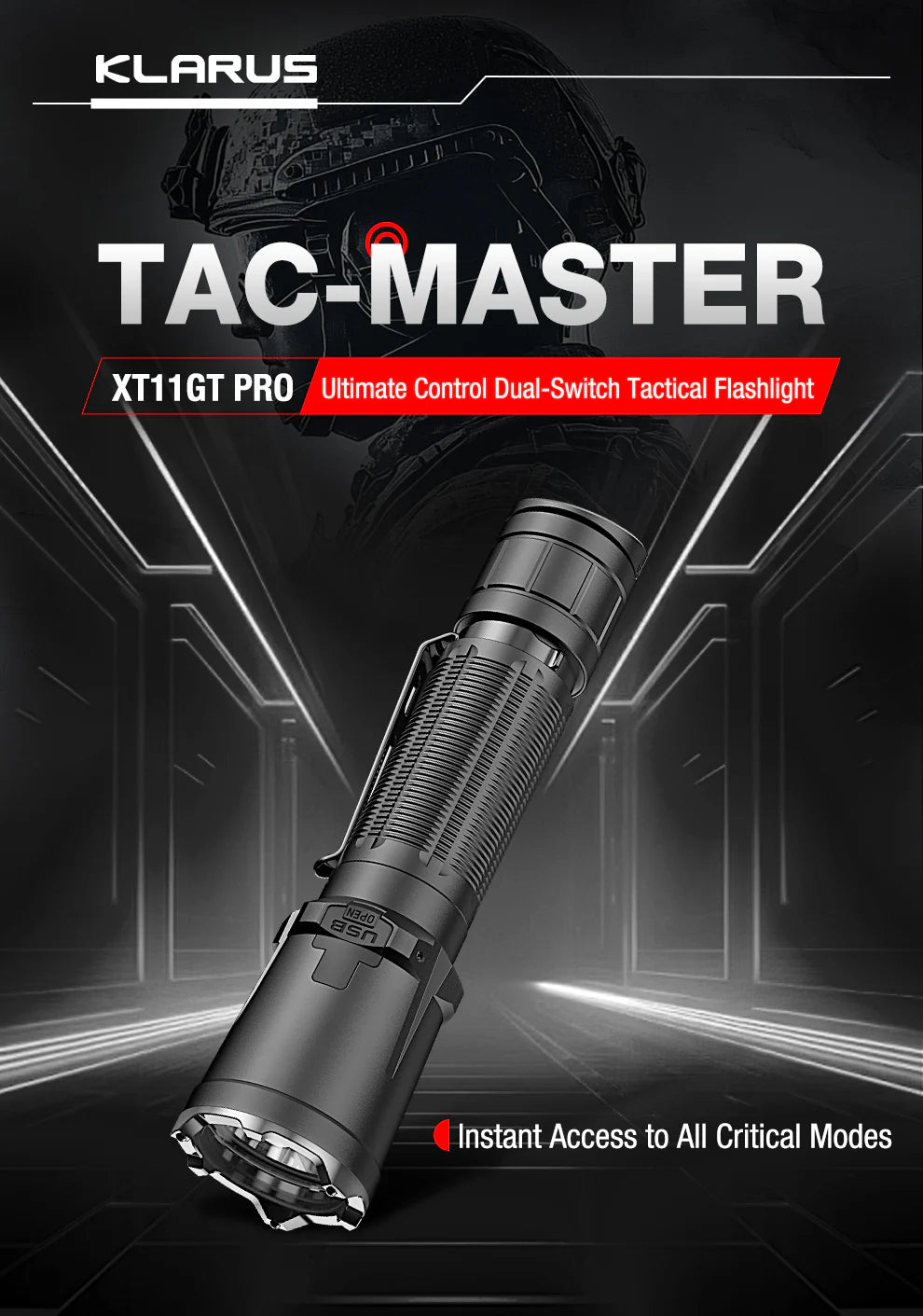 LED Taschenlampe XT11GT PRO V3.0, 3'300 Lumen (inkl. 4000mAh Akku)
