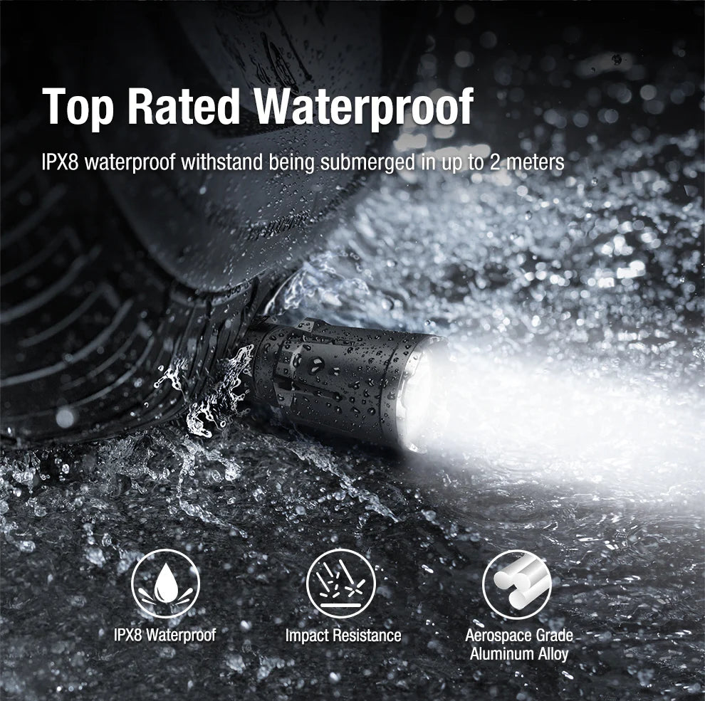 LED Taschenlampe XT11GT PRO V3.0, 3'300 Lumen (inkl. 4000mAh Akku)