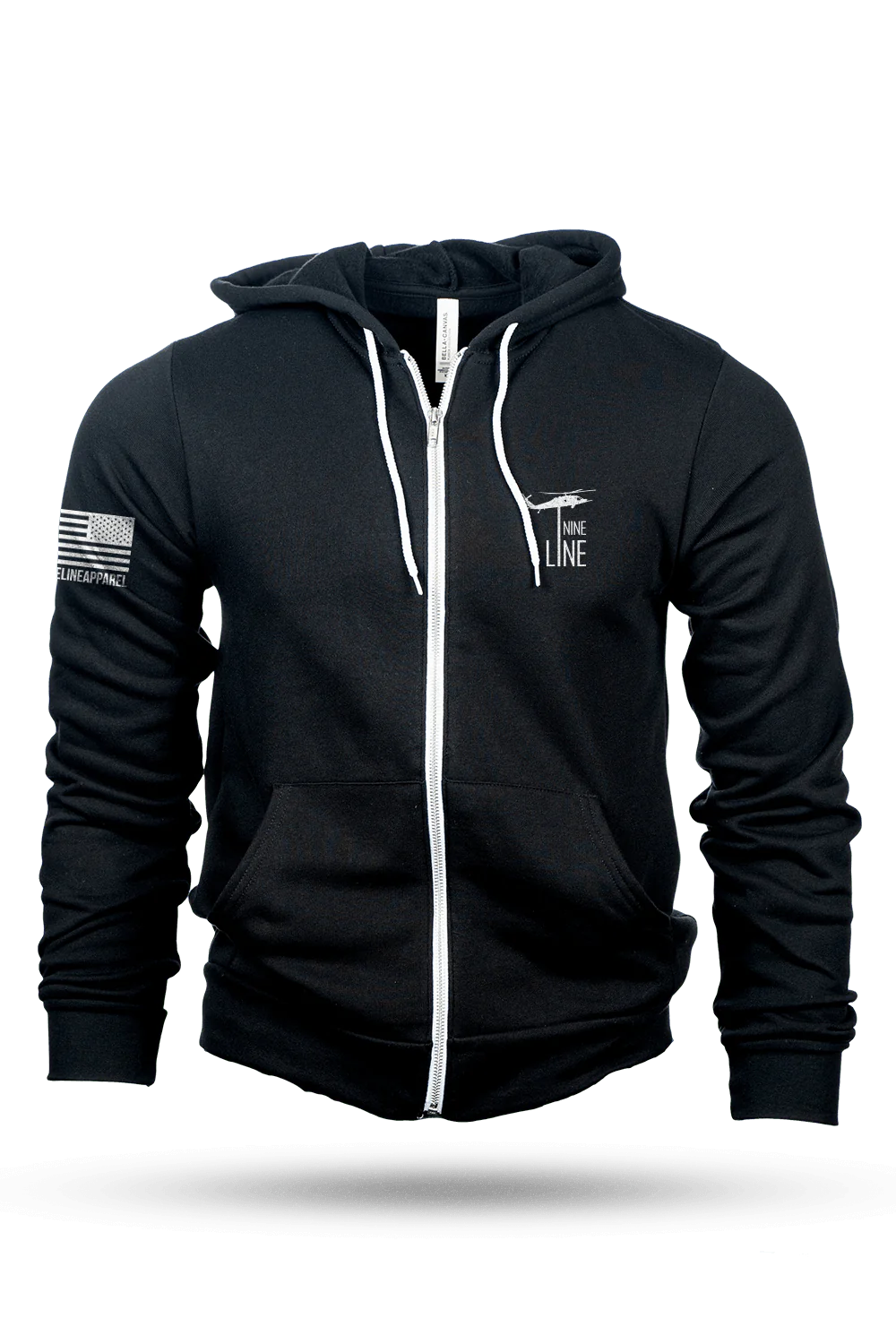 DROPLINE LOGO - FULL-ZIP HOODIE