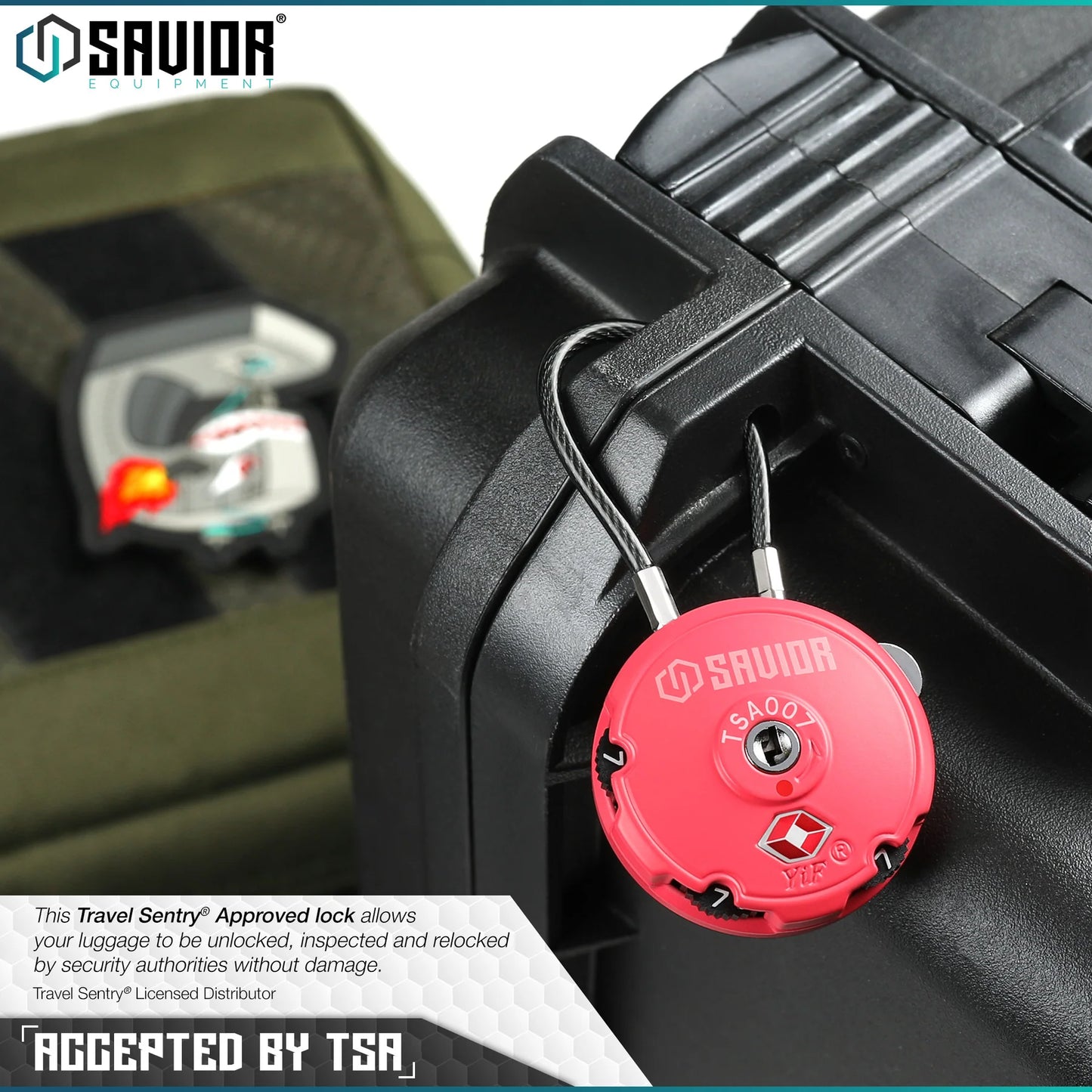 3-Digit Cable Lock (4er Pack)