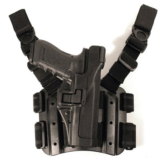 PISTOLENHOLSTER SERPA TACTICAL LEVEL III BLACK, RECHTSHAND