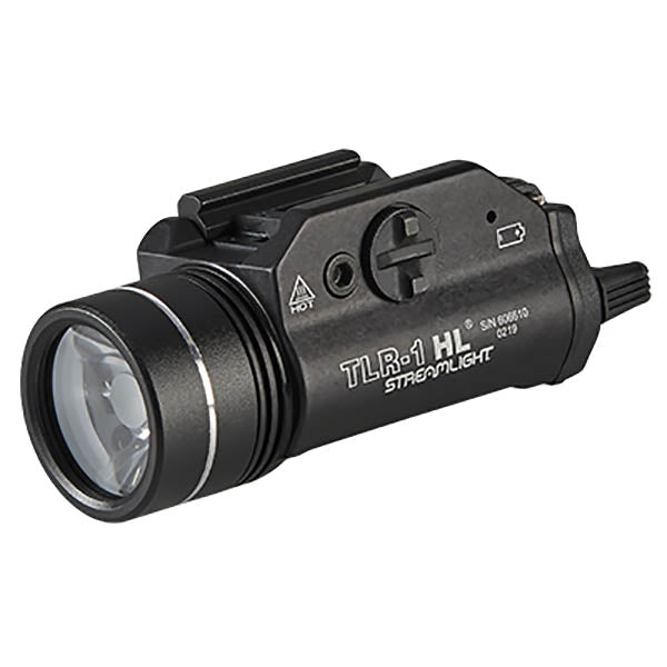 Taktische Waffenlampe TLR-1 HL, black, 1'000 Lumen (inkl. Batterien)