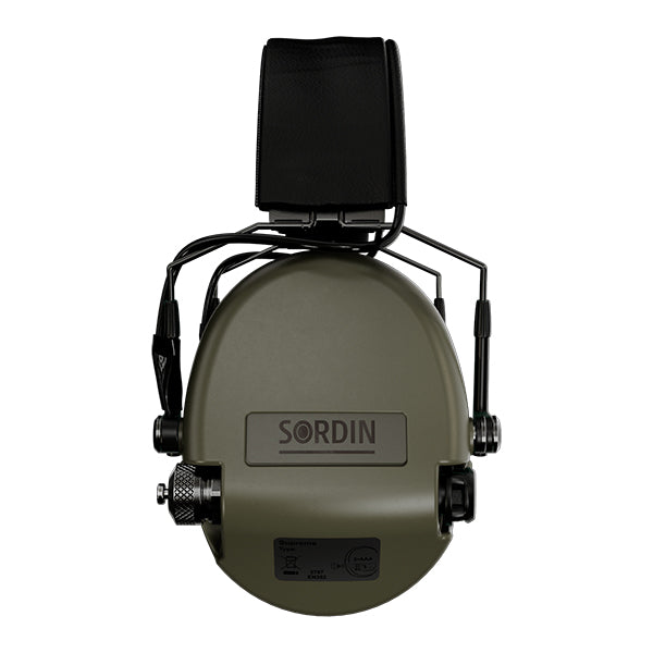 Gehörschutz SUPREME MIL AUX, slim headband, green