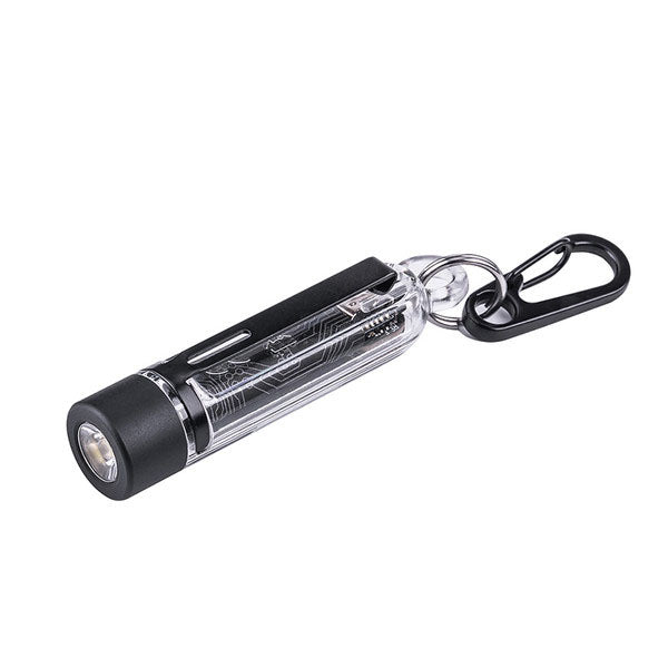 LED-Schlüsselanhänger mit Strobe, 365nm UV, 700 Lumen (inkl. Akku)