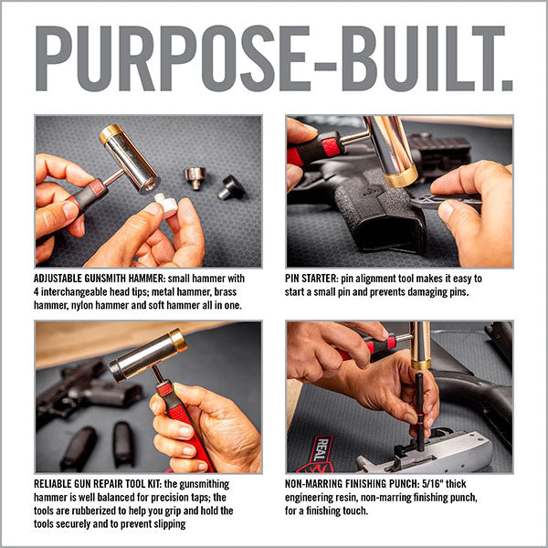 Waffenwerkzeug-Kit ACCU-PUNCH HAMMER & PUNCHES