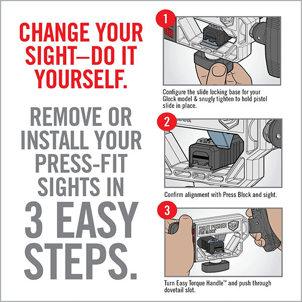 Waffentool SIGHT PUSHER FOR GLOCK