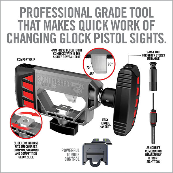 Waffentool SIGHT PUSHER FOR GLOCK