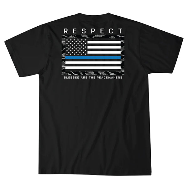  T-Shirt RESPECT PEACEMAKERS, black