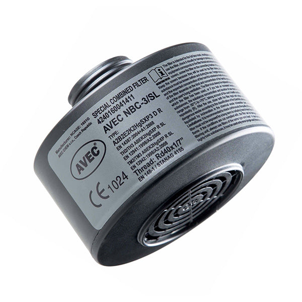 Gasmaske CM-6 inkl. ABC/CBRN-Filter und Maskentasche