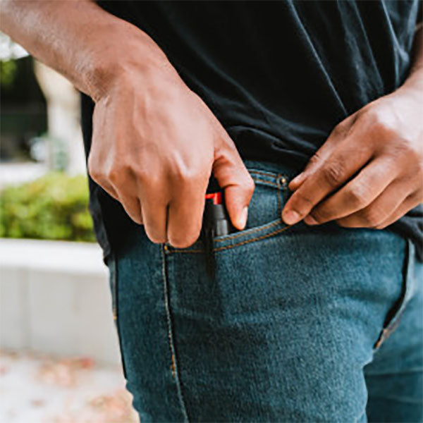 Pfefferspray P-22 mit Gürtelclip, black, Strahl, 22ml