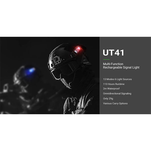 Multi-Signal LED-Lampe UT41 (inkl. Akku)