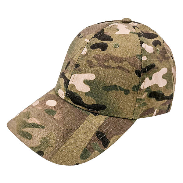 Baseball-Kappe TAC BASE CAP, Ripstop, multicam