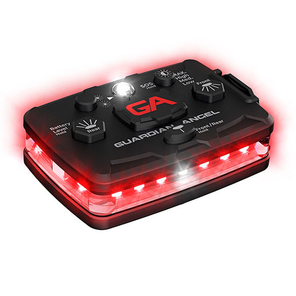 GUARDIAN ANGEL Sicherheitslicht ELITE RED/RED, inkl. Akku