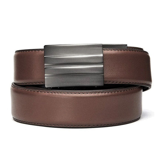 Waffengurt BROWN LEATHER GUN BELT X2, brown