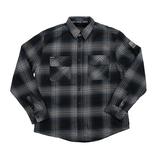 Flanell NEVER SURRENDER, black