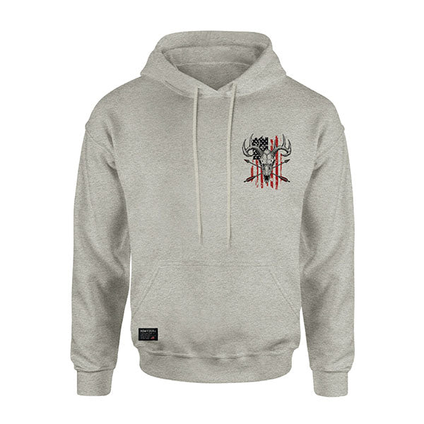 Hoody DEER FLAG, oatmeal