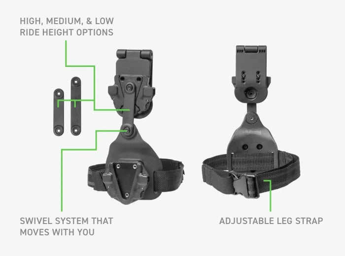 Swivel Drop Leg Kit, kompatibel mit allen QDS-Mounts