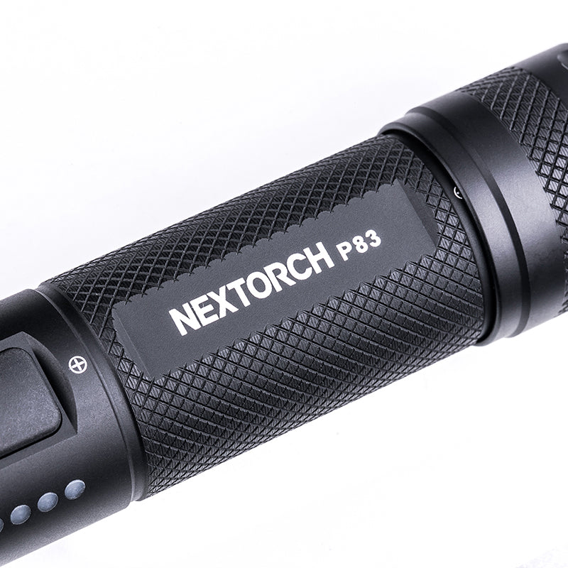 P83 Multi-light Source High Output One-step Strobe Flashlight