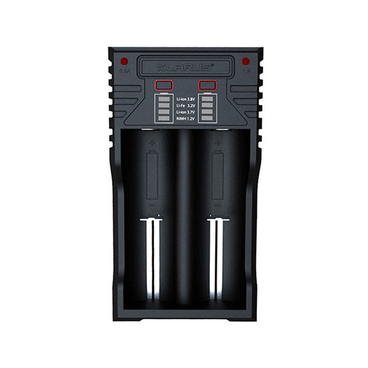 Akku-Ladegerät K2 für 2 Akkus mit USB-Kabel