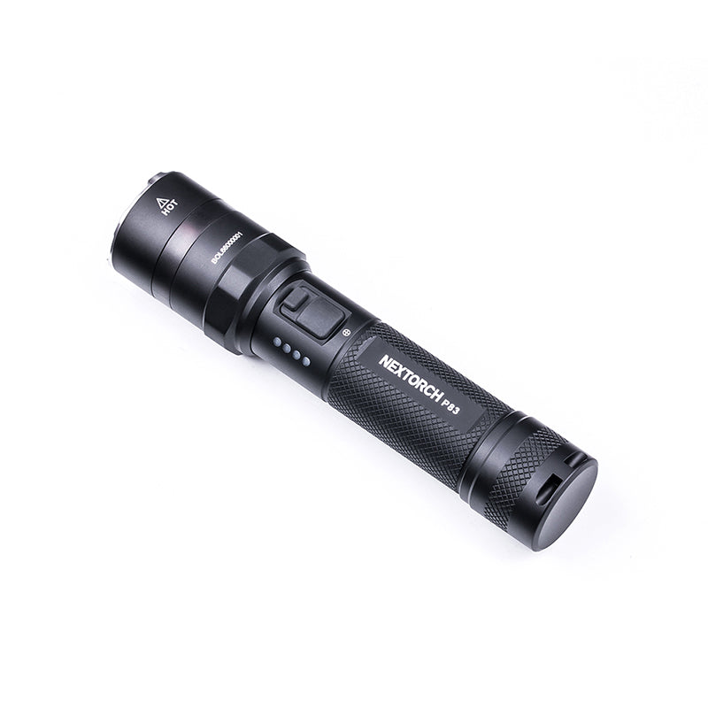 P83 Multi-light Source High Output One-step Strobe Flashlight
