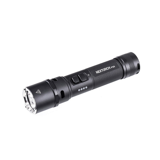 P86 1600lm Flashlight with 120db Electronic Whistle
