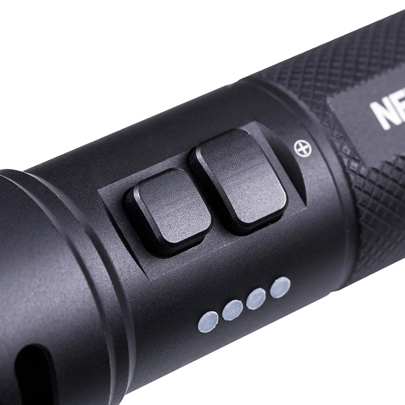 P86 1600lm Flashlight with 120db Electronic Whistle