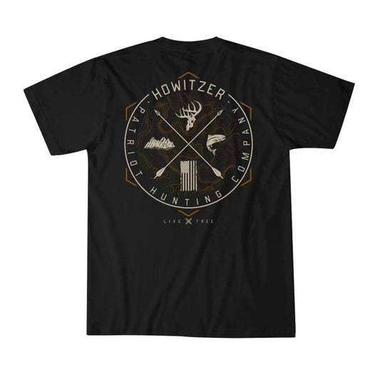  T-Shirt WILDERNESS SS TEE, black