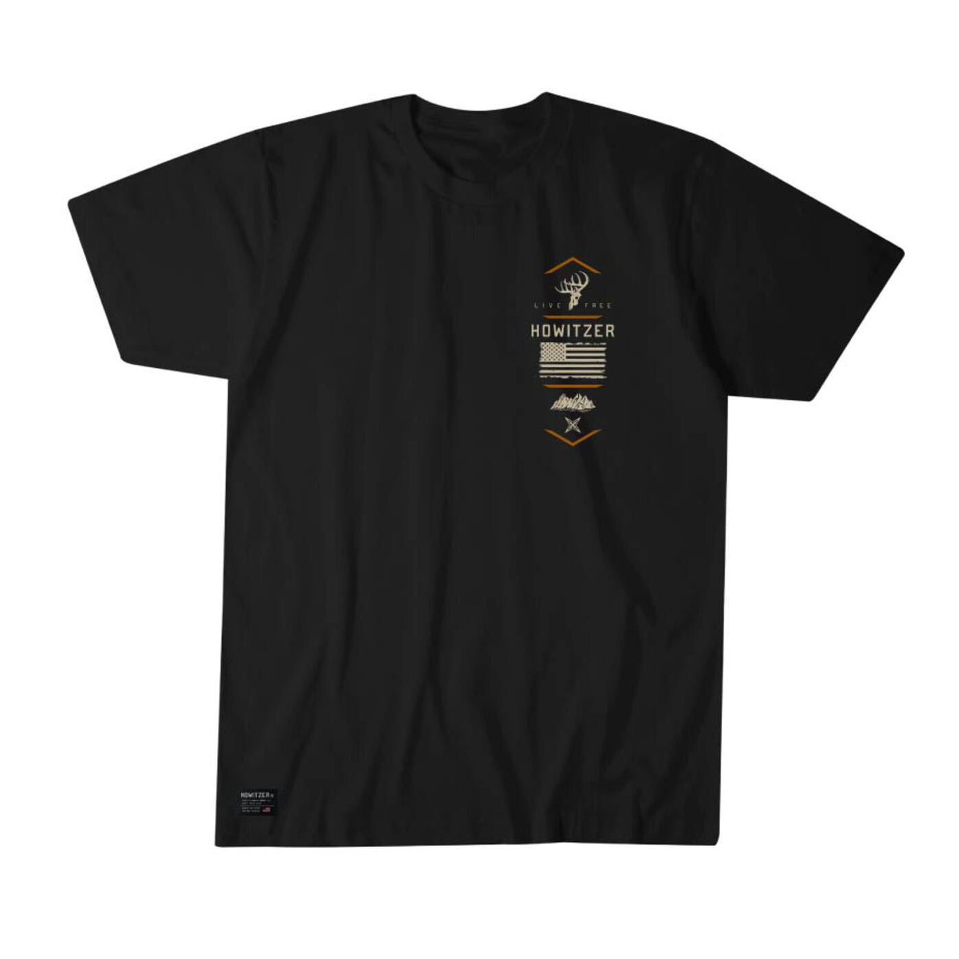  T-Shirt WILDERNESS SS TEE, black