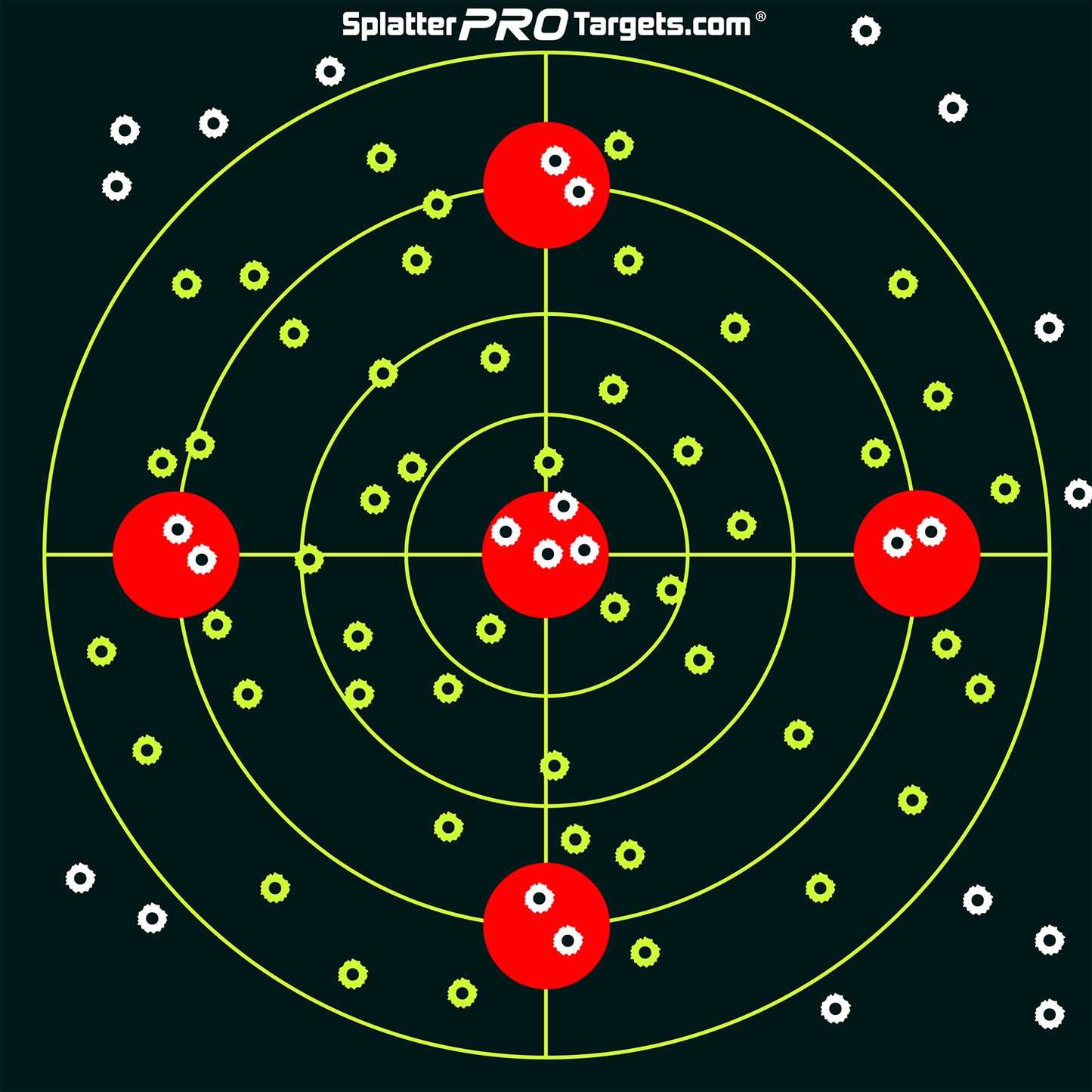 Splatter Pro Targets Zielscheiben GBU 0112, 30x30cm, 10er Packung