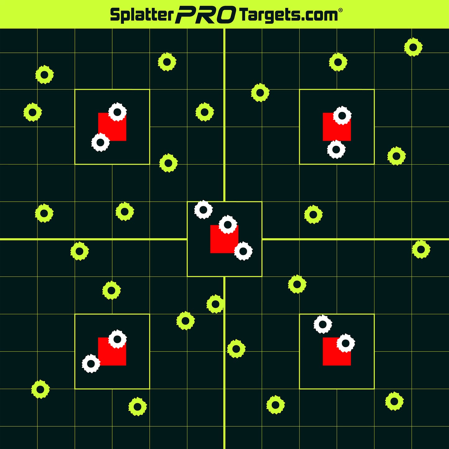 Splatter Pro Targets Zielscheiben GBU 0212, 30x30cm, 10er Packung