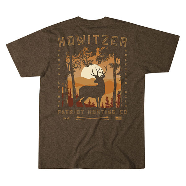  T-Shirt PATRIOT HUNTING, brown