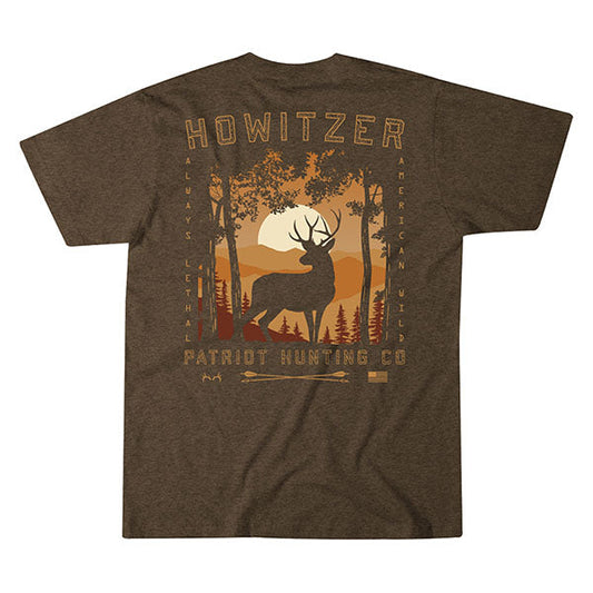  T-Shirt PATRIOT HUNTING, brown