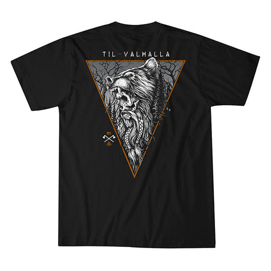  T-Shirt VIKING BEAR, black