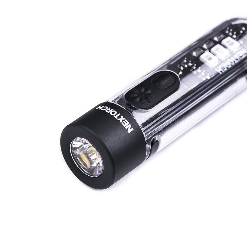 K40 Multi-light Source Keychain Flashlight