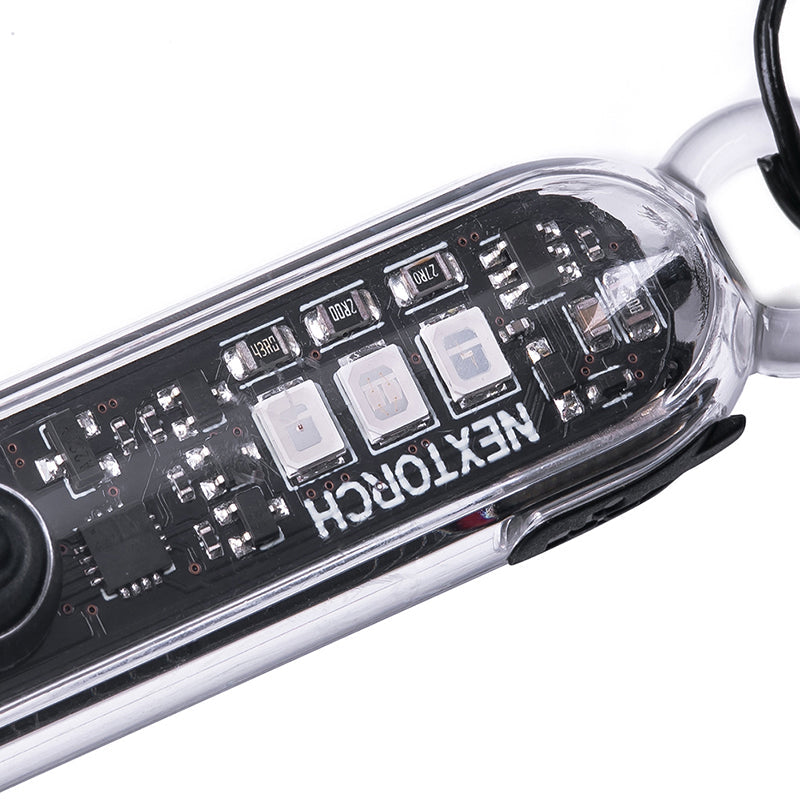 K40 Multi-light Source Keychain Flashlight