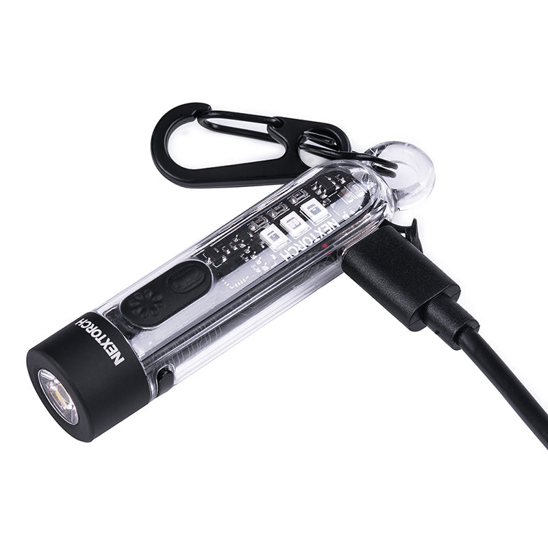 K40 Multi-light Source Keychain Flashlight